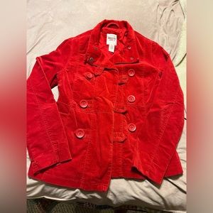 Mossimo Supply Co utility style jacket. Color red, size large